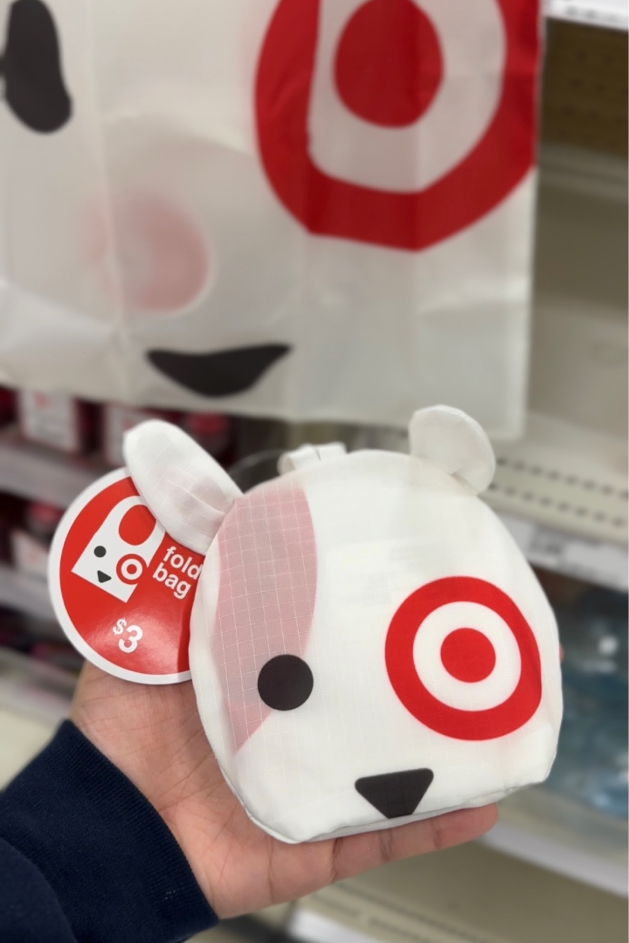 Reusable bullseye bag!