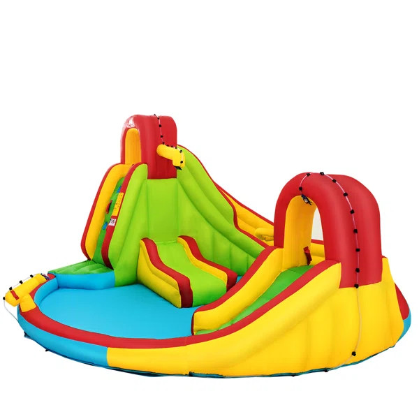 15.75' x 13.79' Bounce House with Water Slide and Air Blower | Wayfair North America