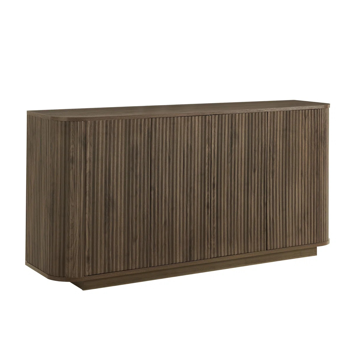 64" Modern Fluted Sideboard Buffet Cabinet - Storage Credenza | Wayfair North America