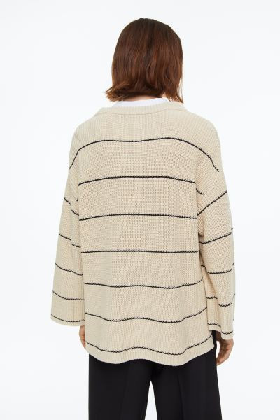 Oversized rib-knit jumper | H&M (UK, MY, IN, SG, PH, TW, HK)