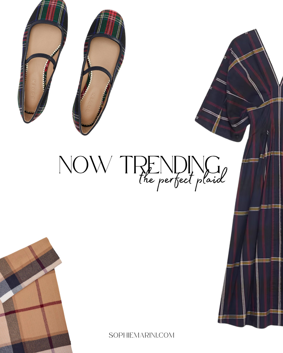 Now trending: plaid
[navy plaid pleated cotton maxi dress, wool winter coat, scarf plaid coat, Tasah Plaid Padded Headband, Blair Tartan Scarf, Tyra Plaid Crepe Midi Dress, Rails Check Mini Skirt, Boden plaid Mary Janes]  

 #LTKSeasonal