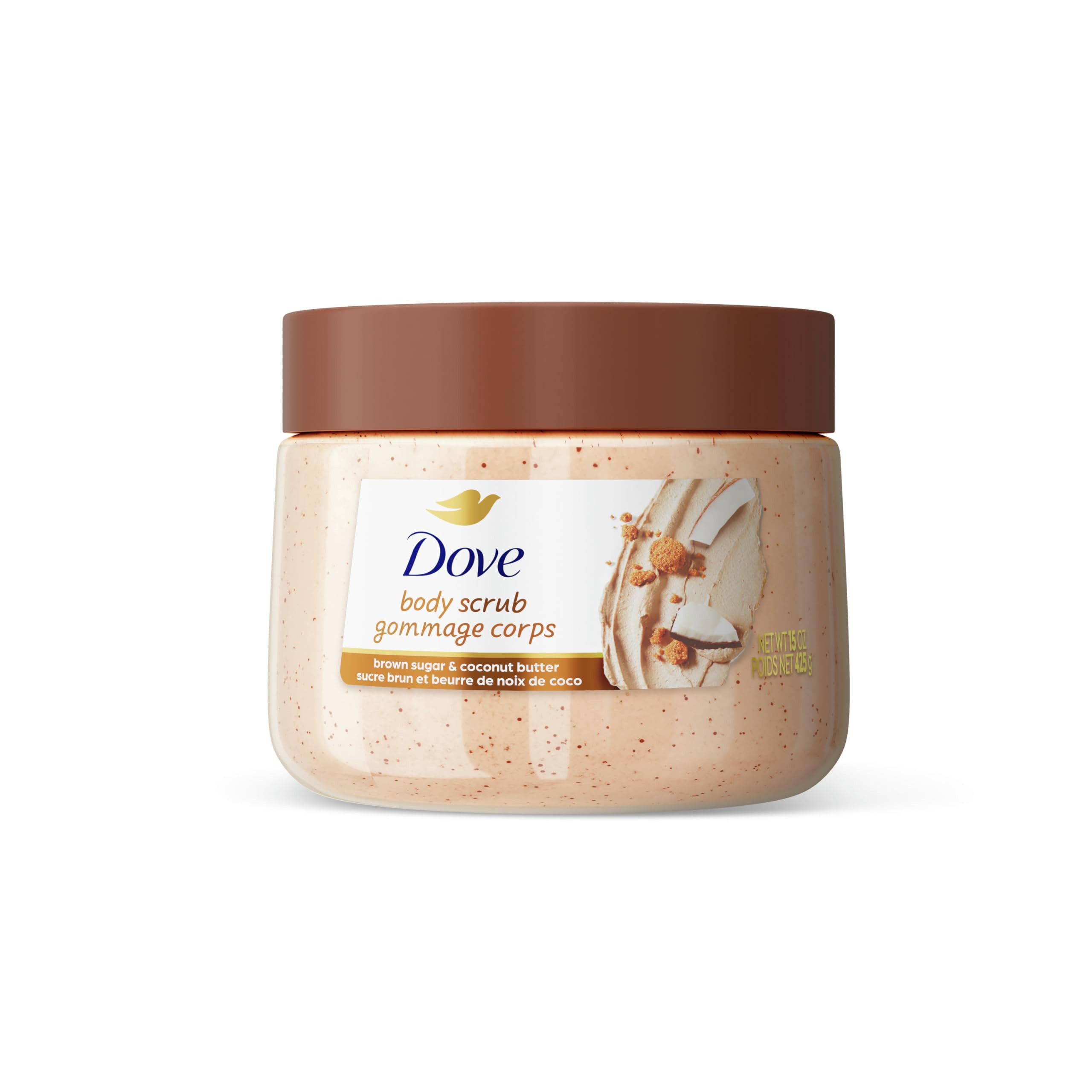 Dove Brown Sugar and Coconut Butter Body Scrub Exfoliates and Deeply Nourishes for Smooth, Radian... | Amazon (US)