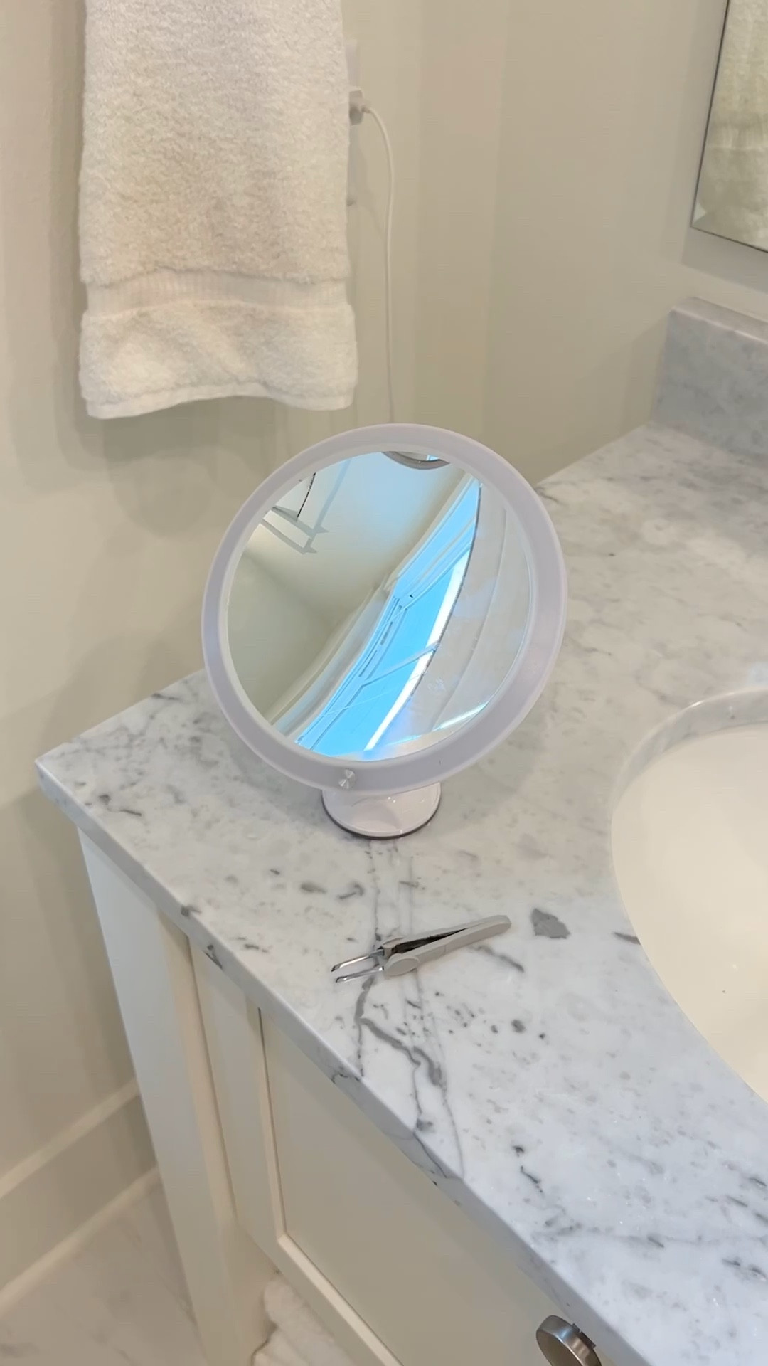 I use this Amazon magnifying mirror to pluck my brows and chin hairs daily! 

#LTKbeauty #LTKGiftGuide #LTKhome