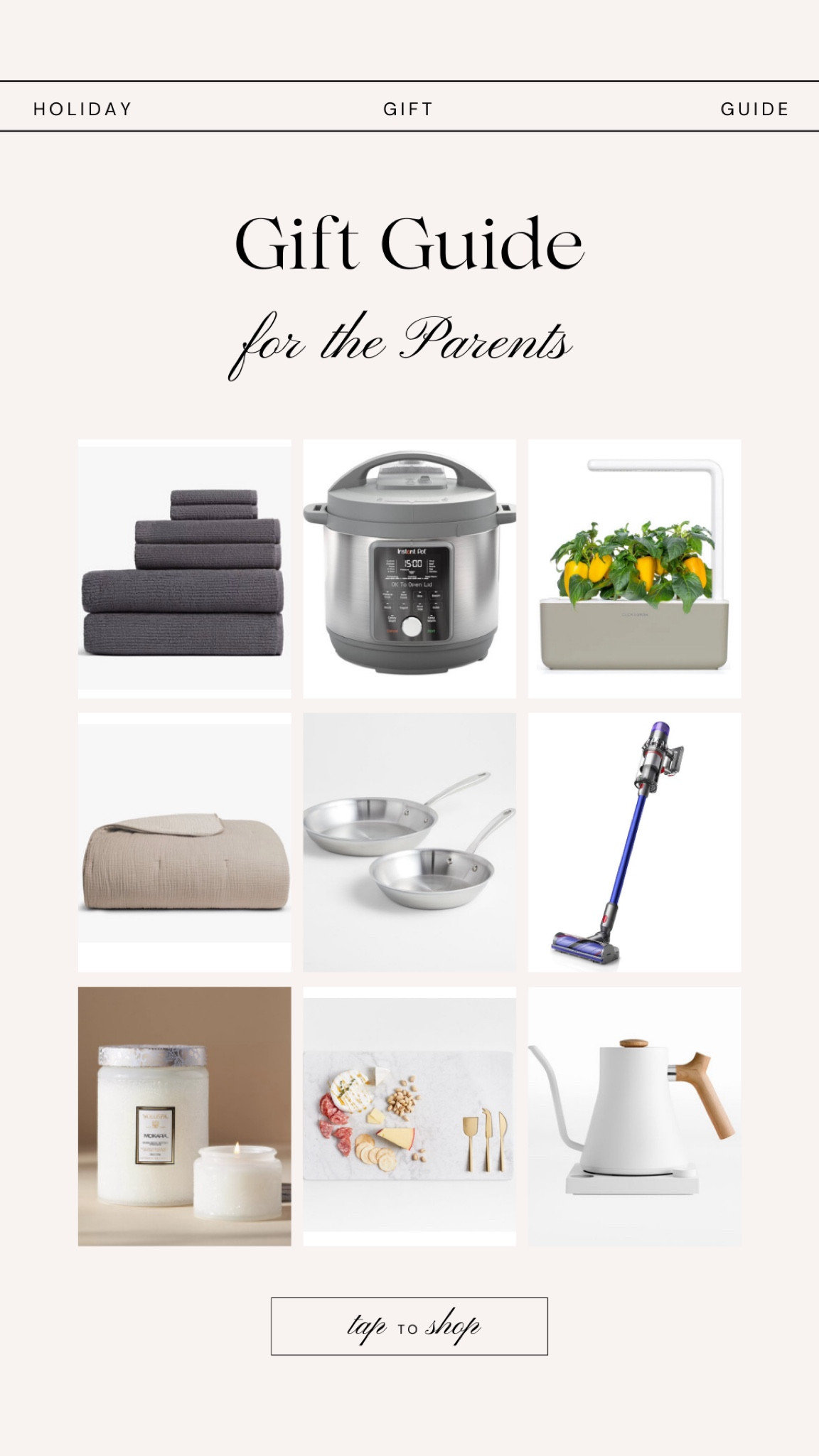 Gift guide for Parents/In-Laws

#LTKHoliday #LTKGiftGuide #LTKCyberWeek