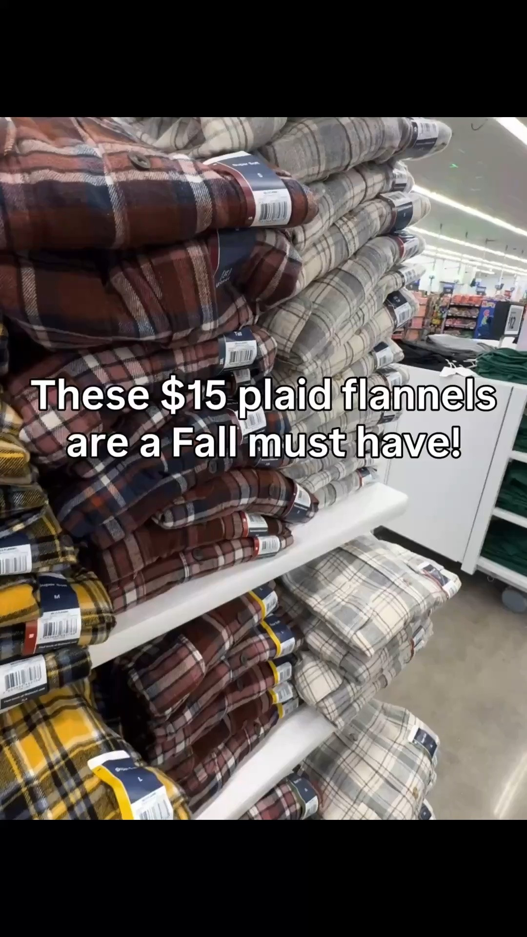 $15 plaid flannel from Walmart

#LTKootd