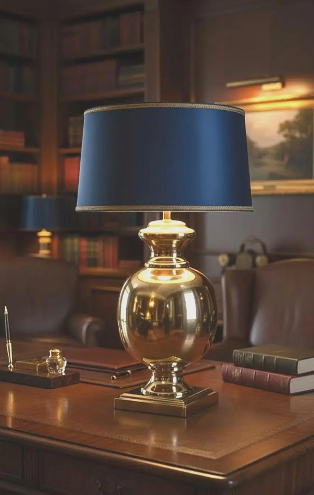 Luxury Handmade Antique Brass Table Lamp | Desk & Office Lamp | Elegant Home Lighting Decor - Ets... | Etsy (US)