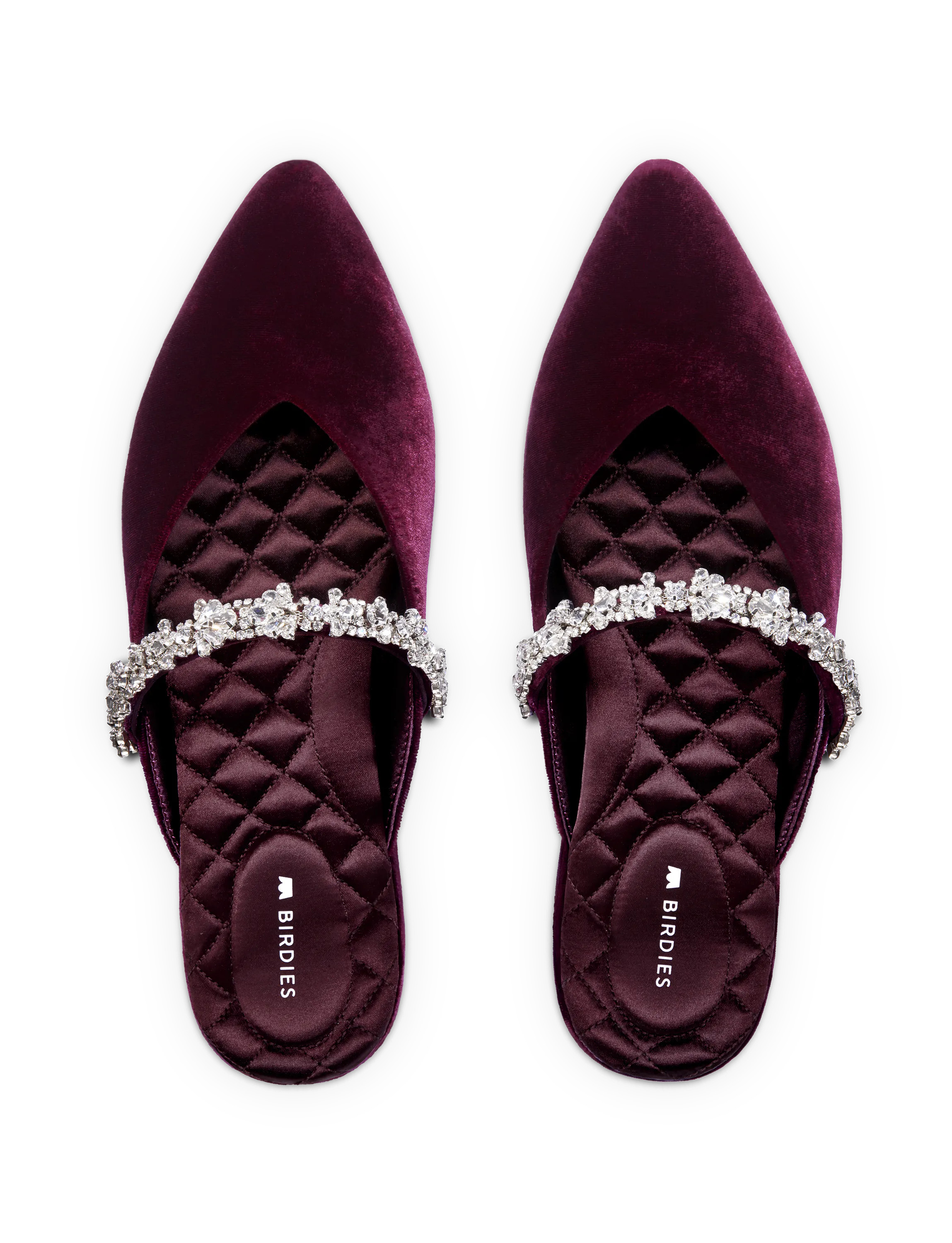 The Swan - Wine Gem Bracelet | BIRDIES