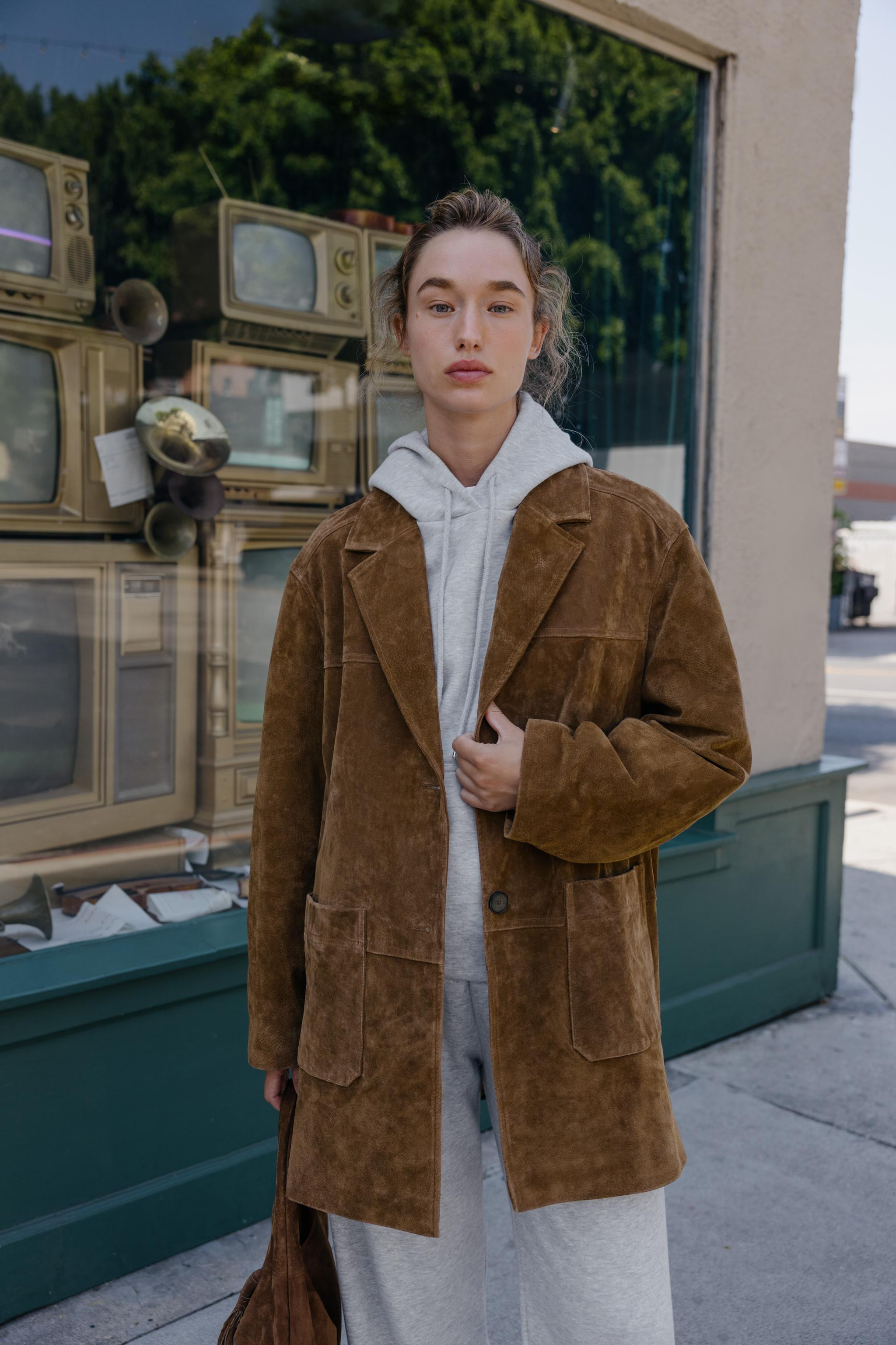 100% LEATHER LONG JACKET | Zara UK