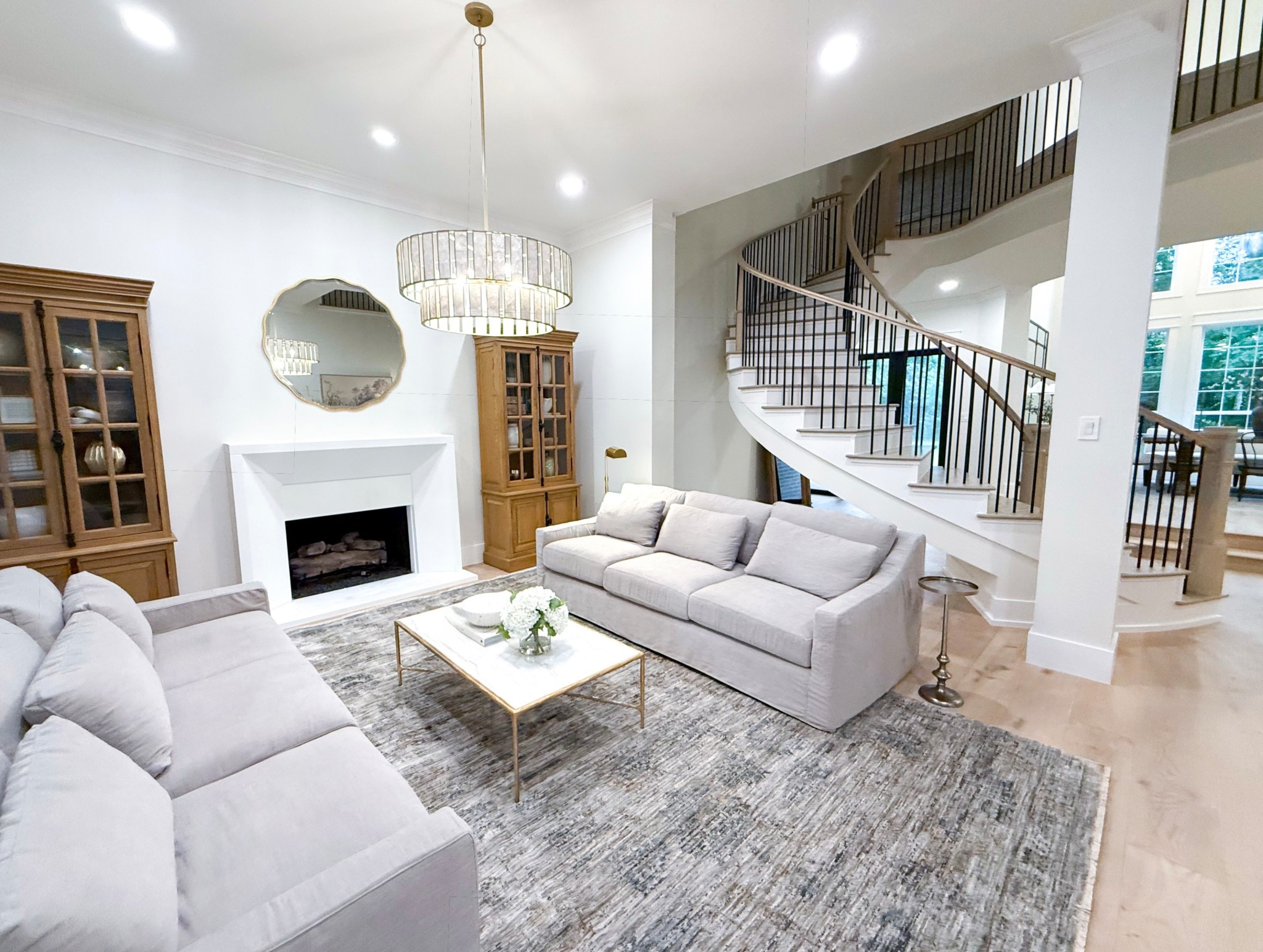 A #FormalLiving full of beauty & grace. #WoodlandsStyleHouse 
Construction: @richmarkremodeling

#LTKHome #LTKSaleAlert #LTKStyleTip