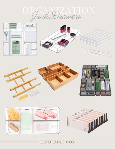 Amazon Junk Drawer Organizers | Drawer spacers | Acrylic Junk Drawer Organizers | Wire Organizers 



#LTKhome #LTKstyletip #LTKunder50