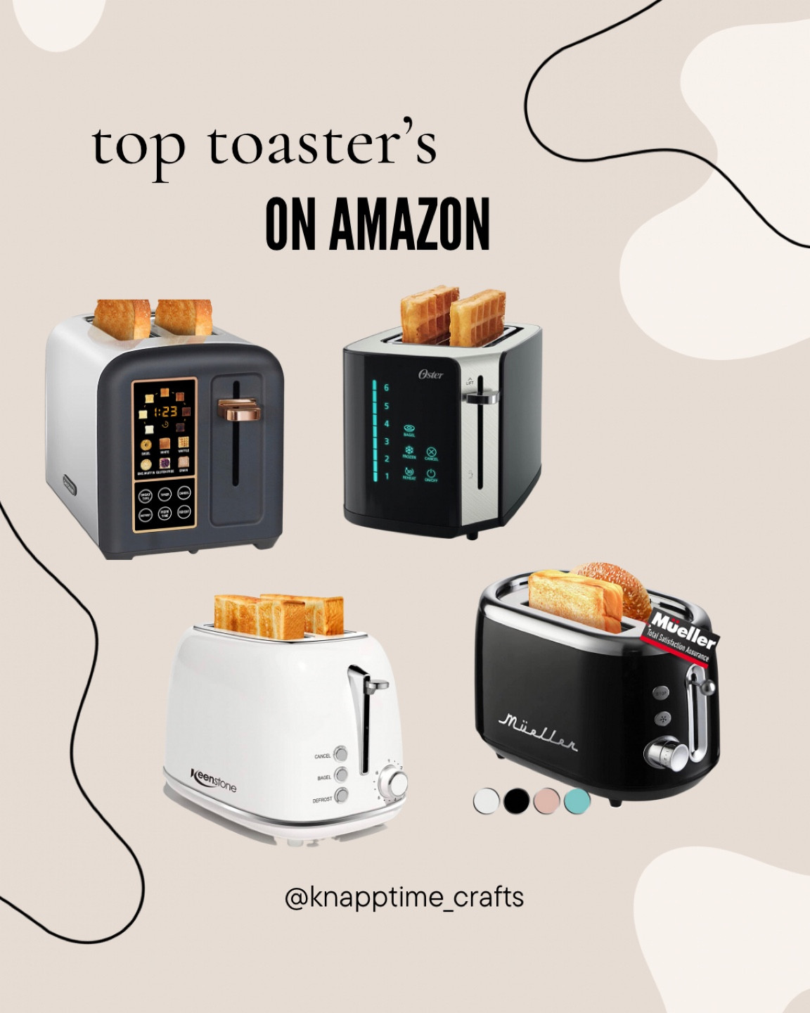 Toasters under $50! 

#kitchenappliances #smallappliances #whitekitchen #forthehome #modernhome #modernkitchen #kitchencounter #kitcheninspo #organicmodern #retro #home #athome #drewberrymore #neutrals #neutralaesthtics 

#LTKhome #LTKunder50 #LTKSale