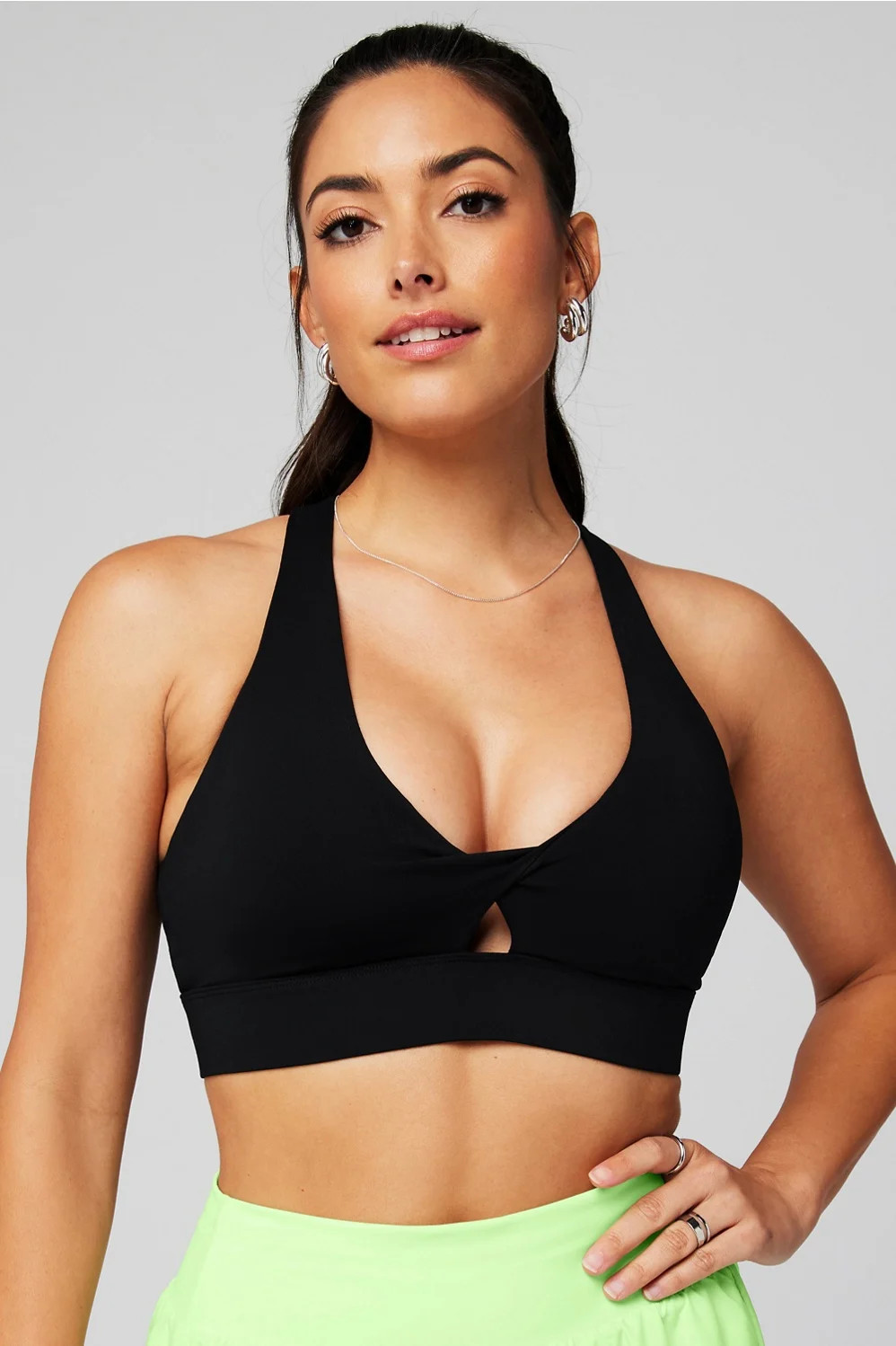 Oasis Twist Medium Impact Sports Bra | Fabletics - North America