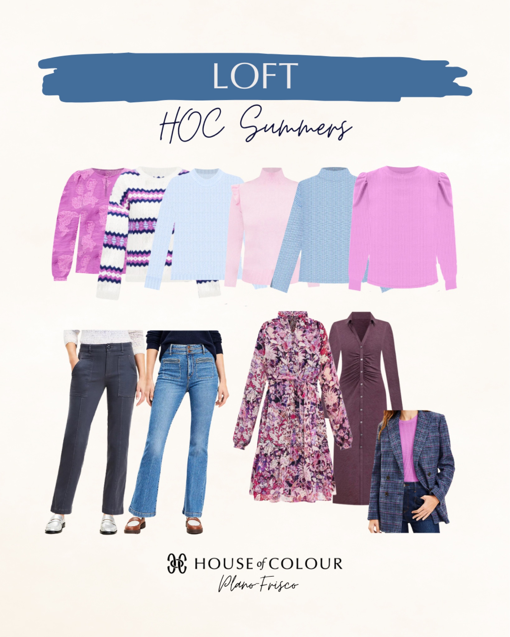 Favorite winter clothing finds for House of Colour Summers at Loft! On sale now 🎉

#coldweather #sweater #denim #winterdress #jeans 

#LTKsalealert #LTKSeasonal #LTKworkwear