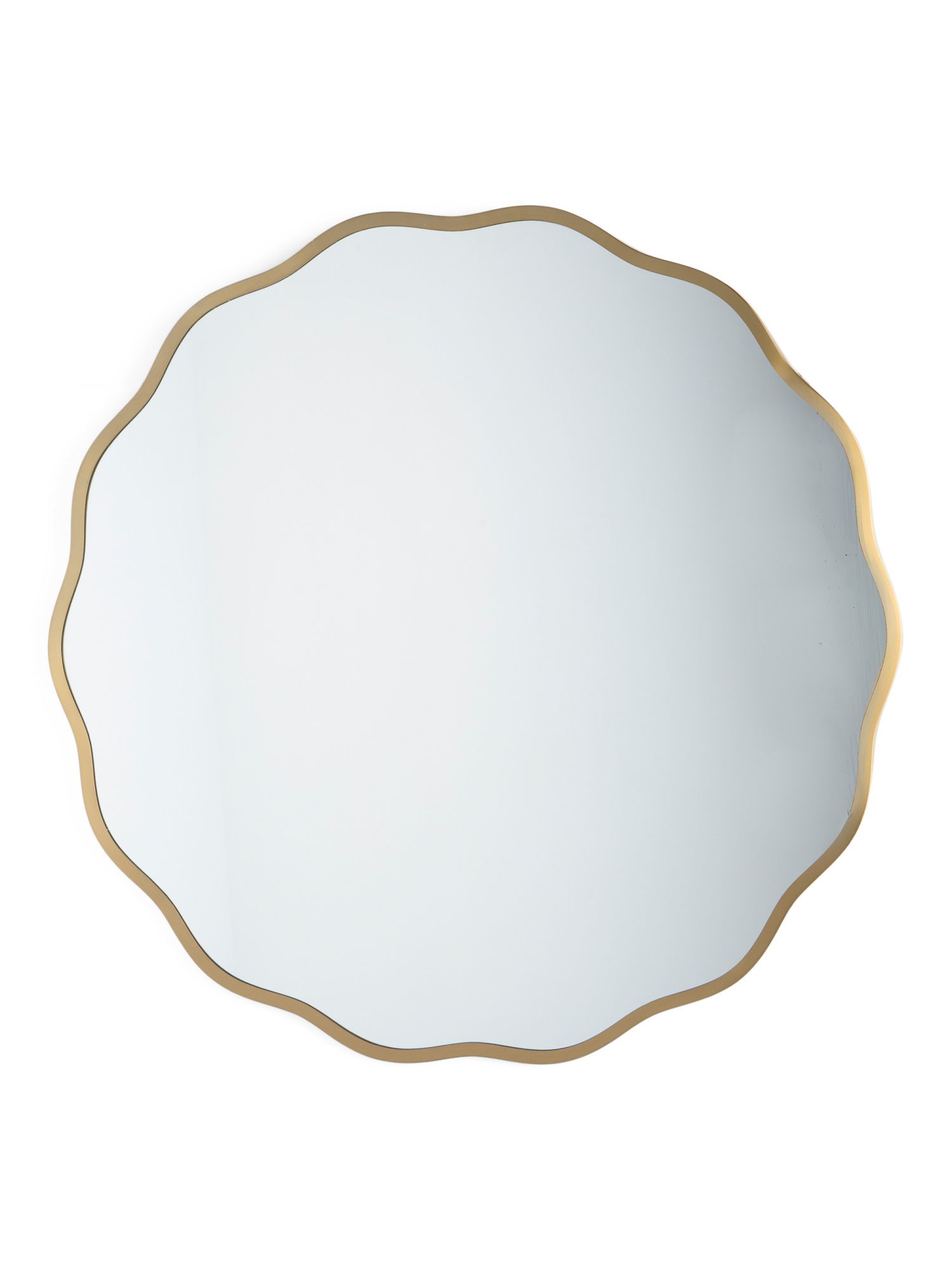 36in Wavy Metal Wall Mirror | Marshalls