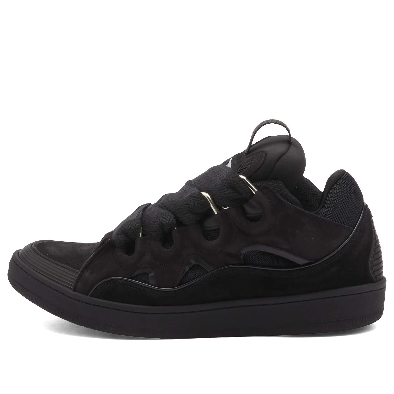 Lanvin Men's Curb Sneaker Black/Black | END. Clothing