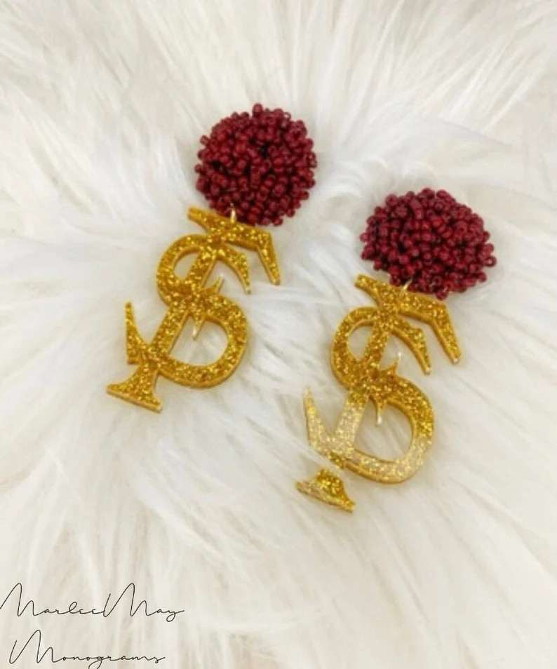 Florida State Gameday Earrings | Etsy (US)