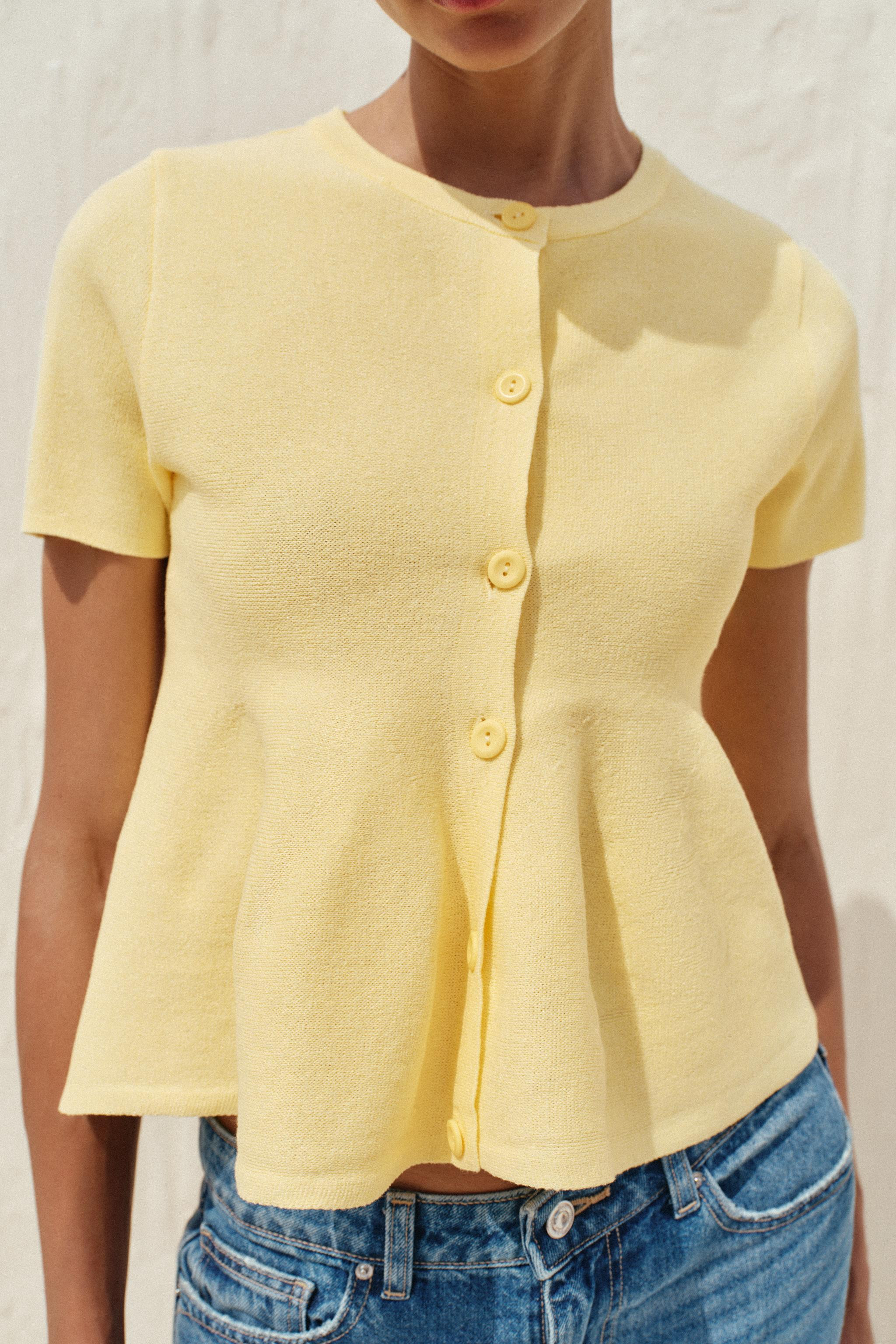 PEPLUM CARDIGAN | Zara US