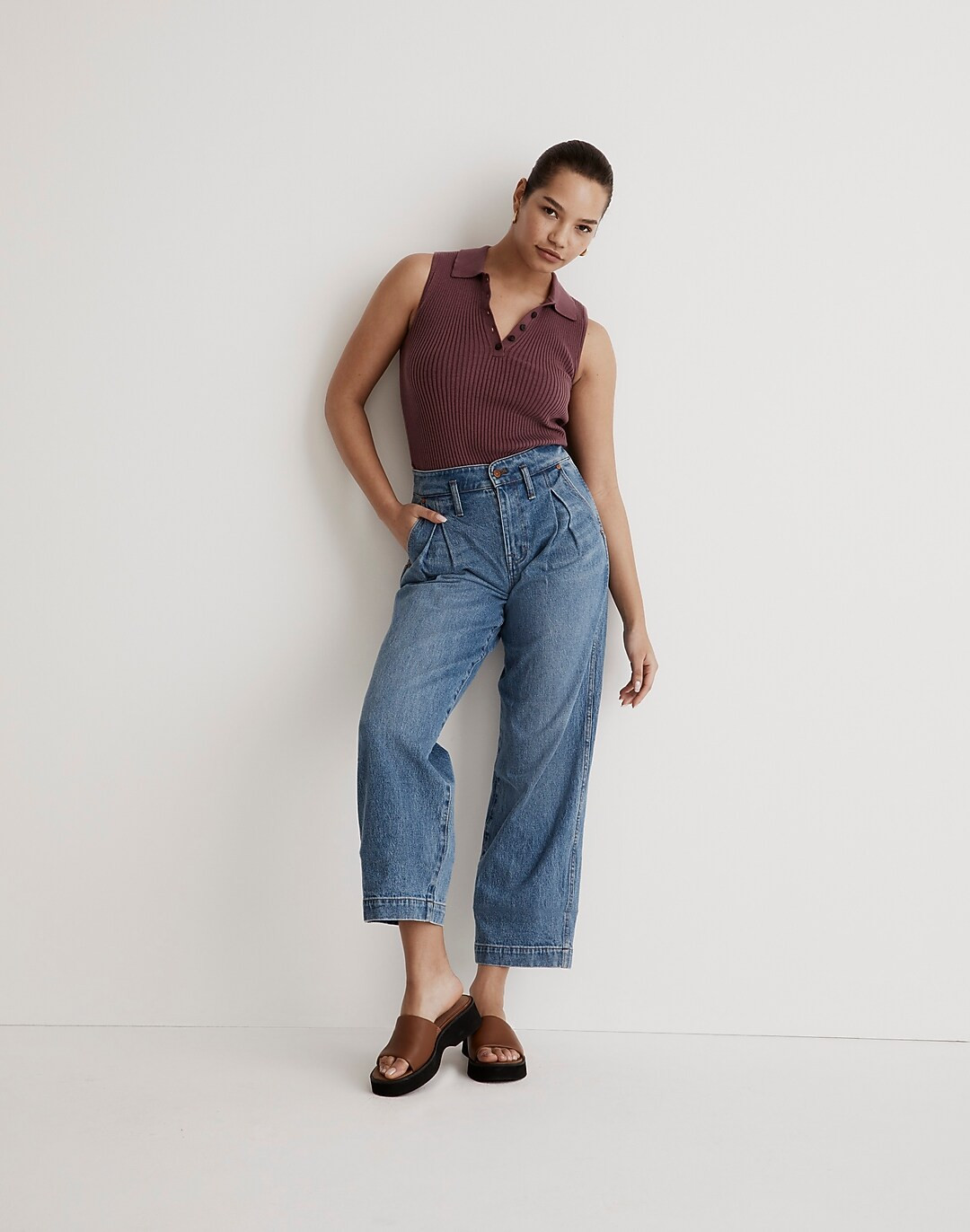 Owen Polo Sweater Tank | Madewell