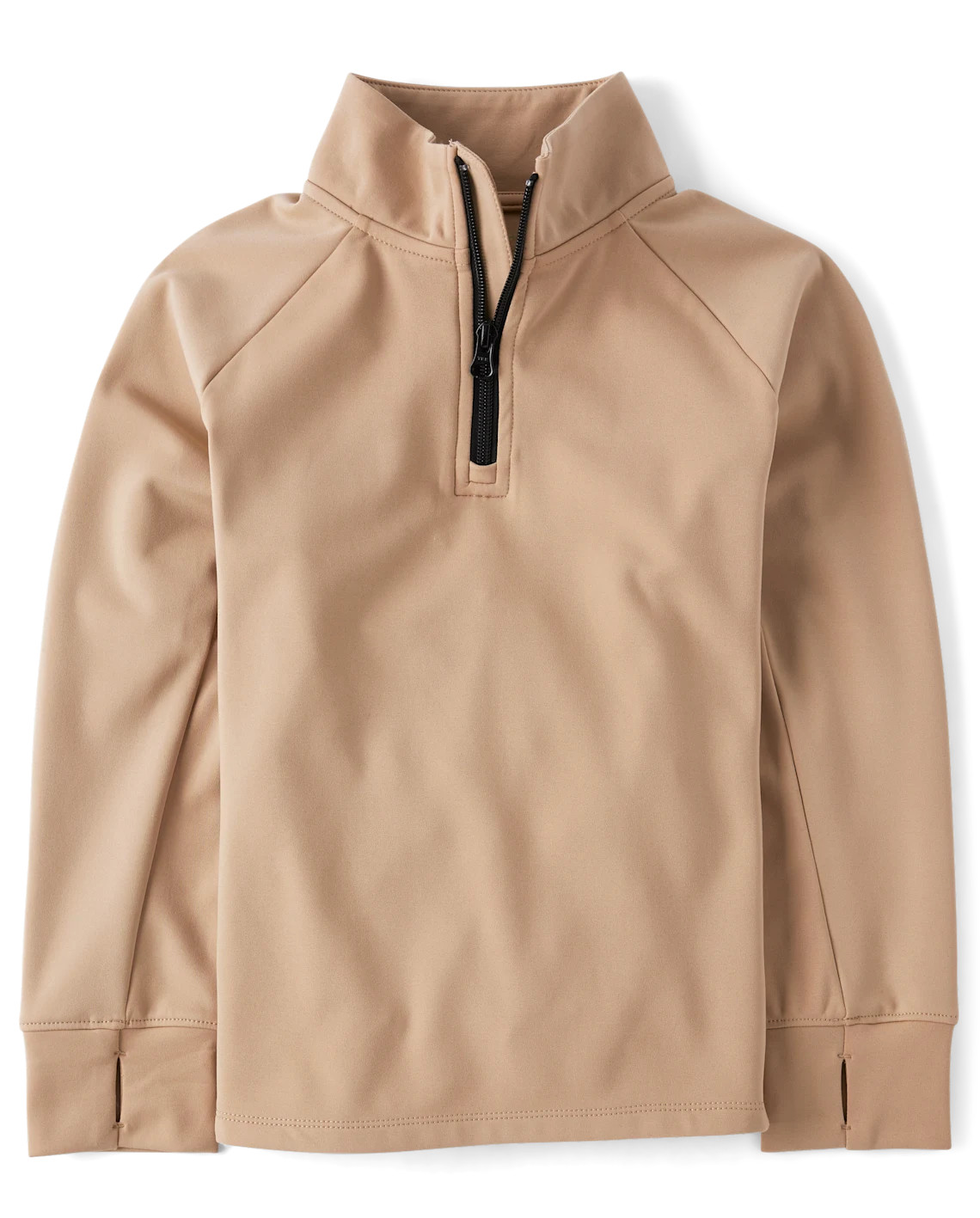 Boys Performance Cozy Tech Half Zip Pullover - brown | The Children's Place