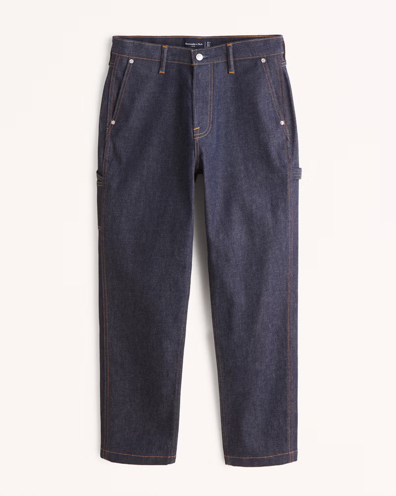 Abercrombie & Fitch Men's Loose Workwear Jean in Rinse - Size 30 X 32 | Abercrombie & Fitch (US)
