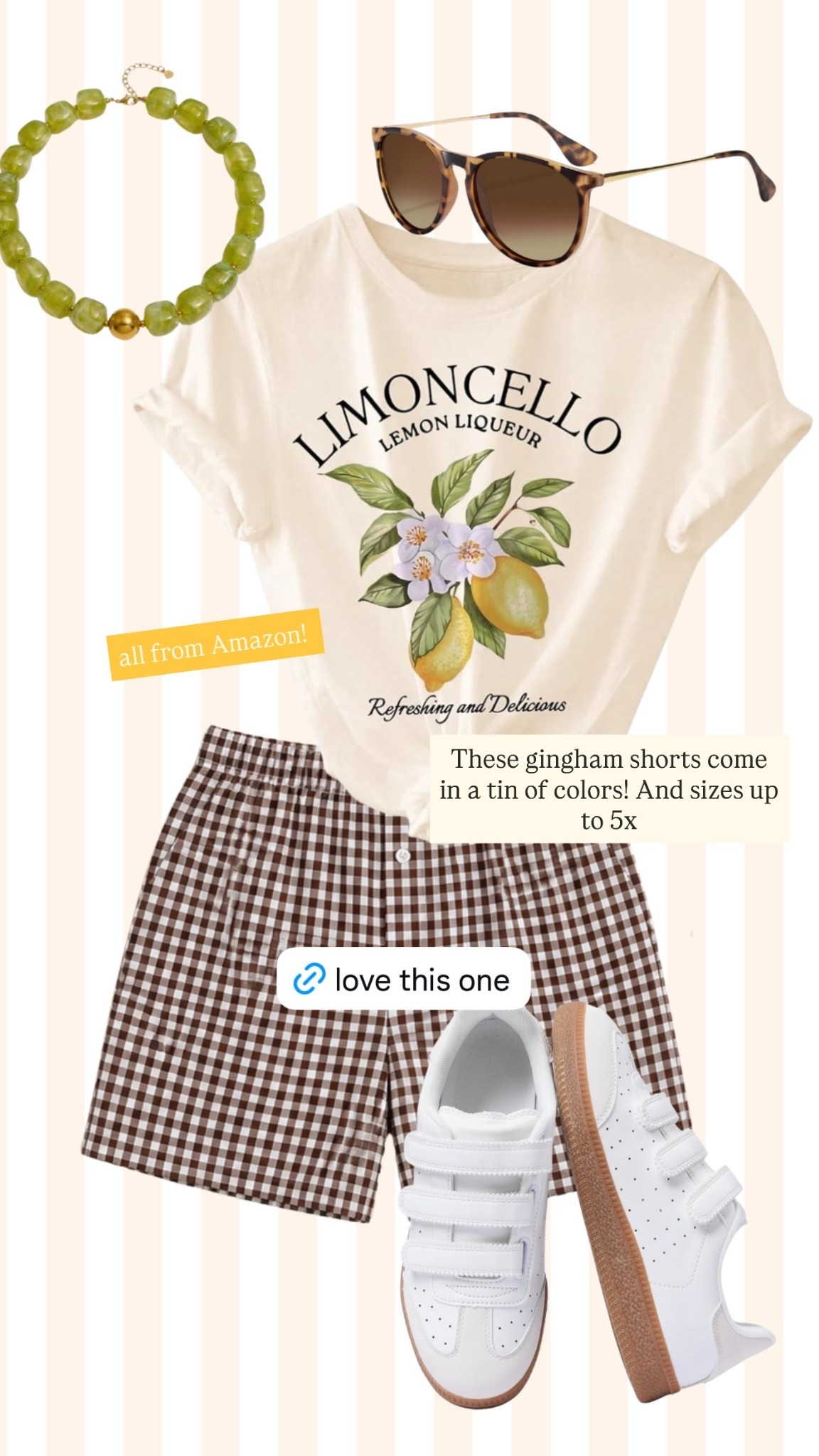 All from Amazon!  These gingham shorts come in a ton of colors! And sizes up to 5x😍

#LTKootd #LTKSaleAlert #LTKPlusSize