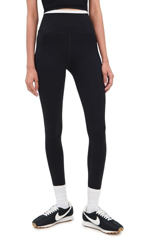 Splits59 Women's Dual High-Waist Airweight 7/8, Black/White, Medium | Amazon (US)