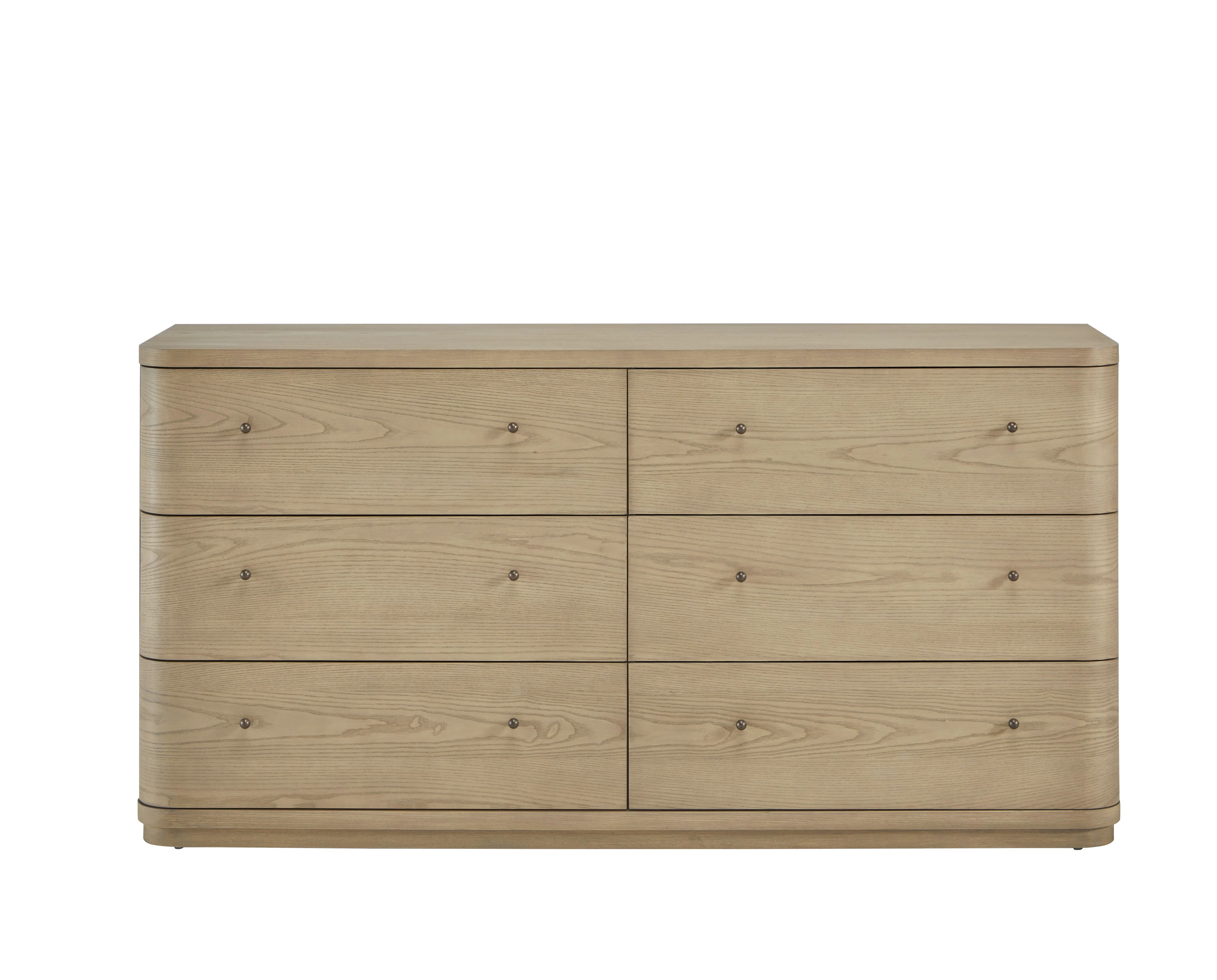 Joss & Main Lucie Six Drawer White Oak Dresser In Buff Cream | Wayfair | Wayfair North America