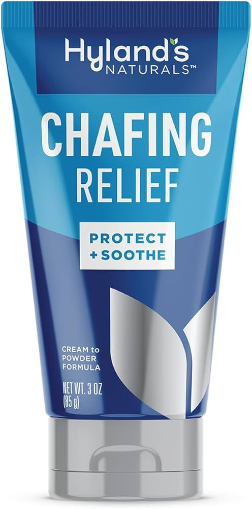 Hyland's Chafing Relief, Cream to Powder Formula, Anti Chafing Cream - 3 Ounce | Amazon (US)