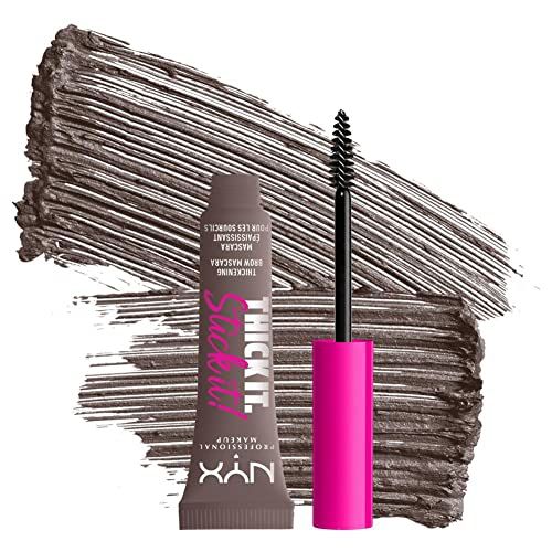 NYX PROFESSIONAL MAKEUP Thick It Stick It Thickening Brow Mascara, Eyebrow Gel - Cool Ash Brown | Amazon (US)