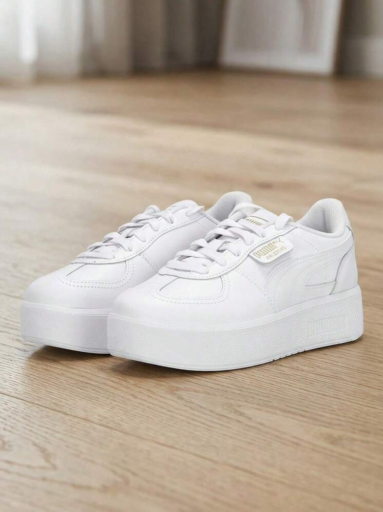 Puma Women Casual Athletic Shoes Daily Wear Lightweight Cushioning Breathable Thick Sole Color Block Logo Comfortable Easy To Match Casual Gym Commuting Black 400461-03 | SHEI | SHEIN