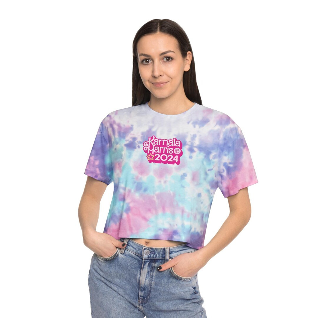 Kamala Harris and Tim 2024 Women's Tie-dye Crop Tee - Etsy | Etsy (US)