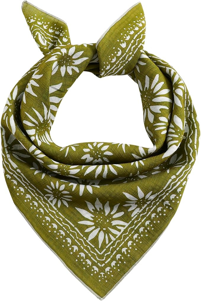 STARWHISPER Multicolored 22''x22'' Cotton Bandana for Women and Men Multi-purpose Headband Hair S... | Amazon (US)