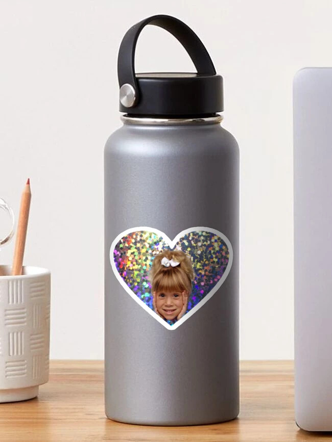 HOLOGRAPHIC HEART MICHELLE TANNER  Sticker | Redbubble (US)
