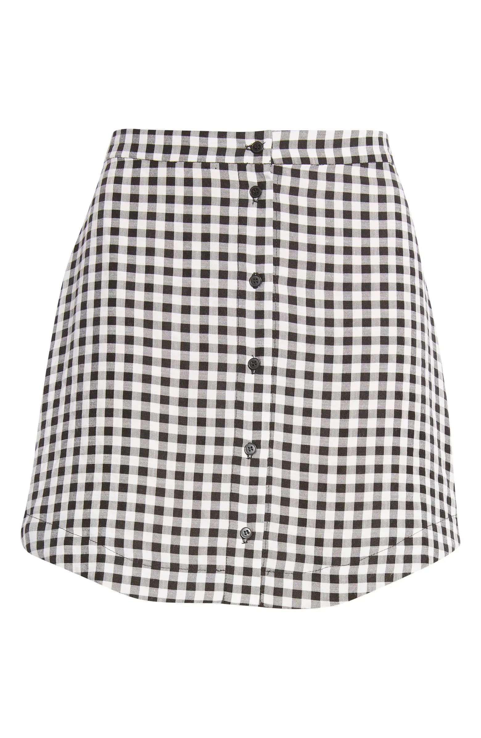 Topshop Button Down Miniskirt | Nordstrom | Nordstrom