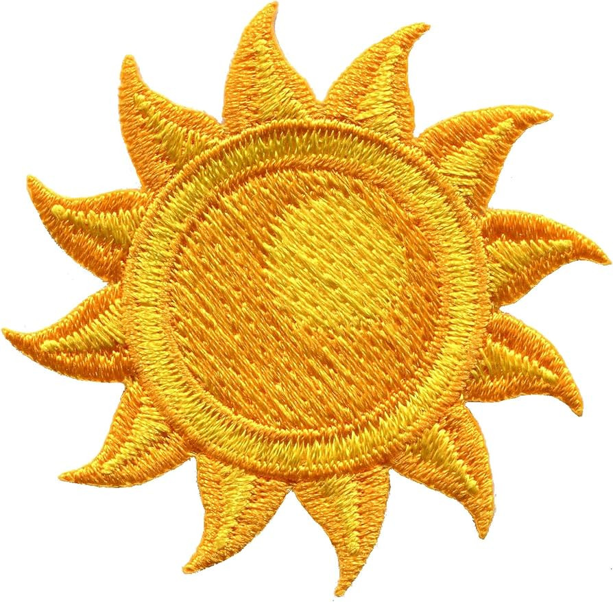 The Sun Star Astrology Embroidered Applique Iron-on Patch S-1511 | Amazon (US)