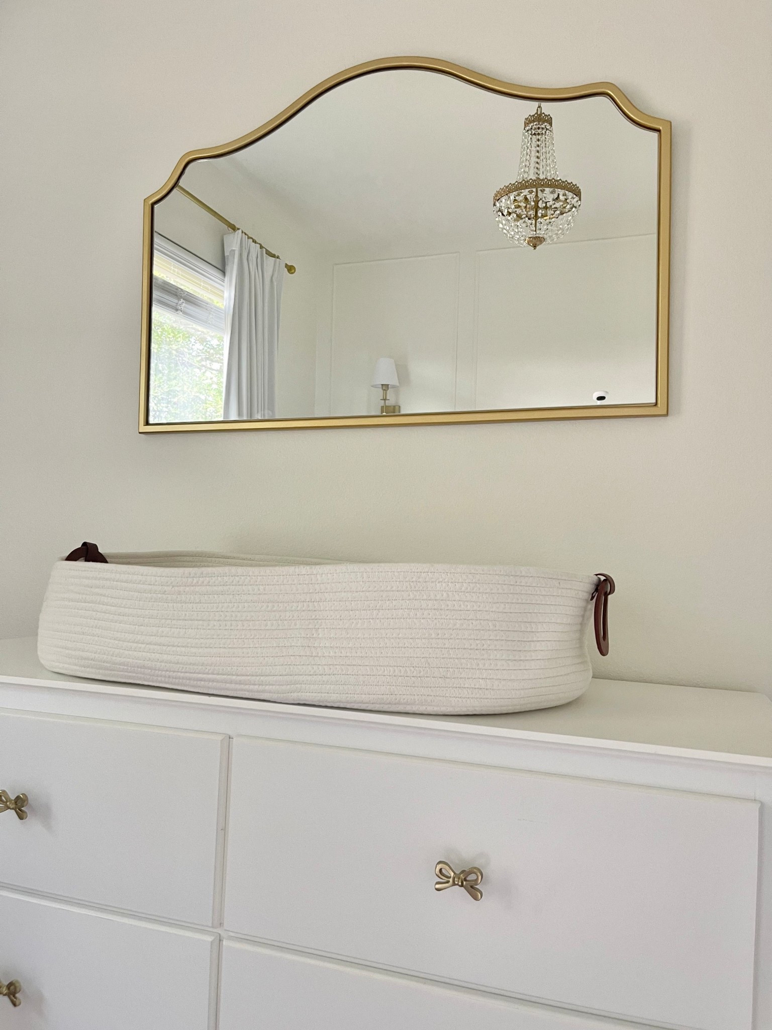 Gold wall mirror 

#LTKHoliday #LTKSaleAlert #LTKFindsUnder100