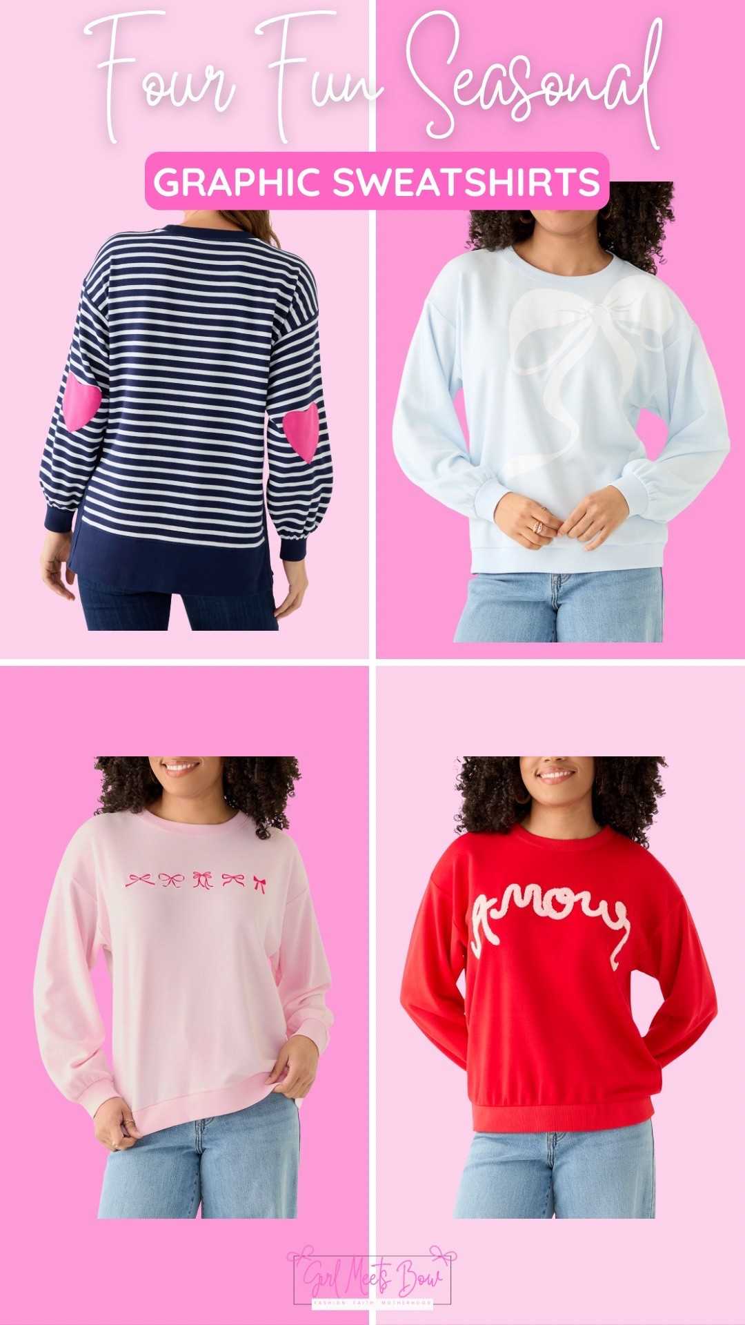 Four fun graphic sweatshirts under $30!

#LTKHoliday #LTKSaleAlert #LTKFindsUnder50