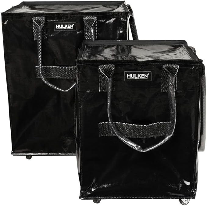 HULKEN - Reusable Grocery, Laundry Bag On Wheels, Shopping Trolley, Zipper Closure, Lightweight, ... | Amazon (US)