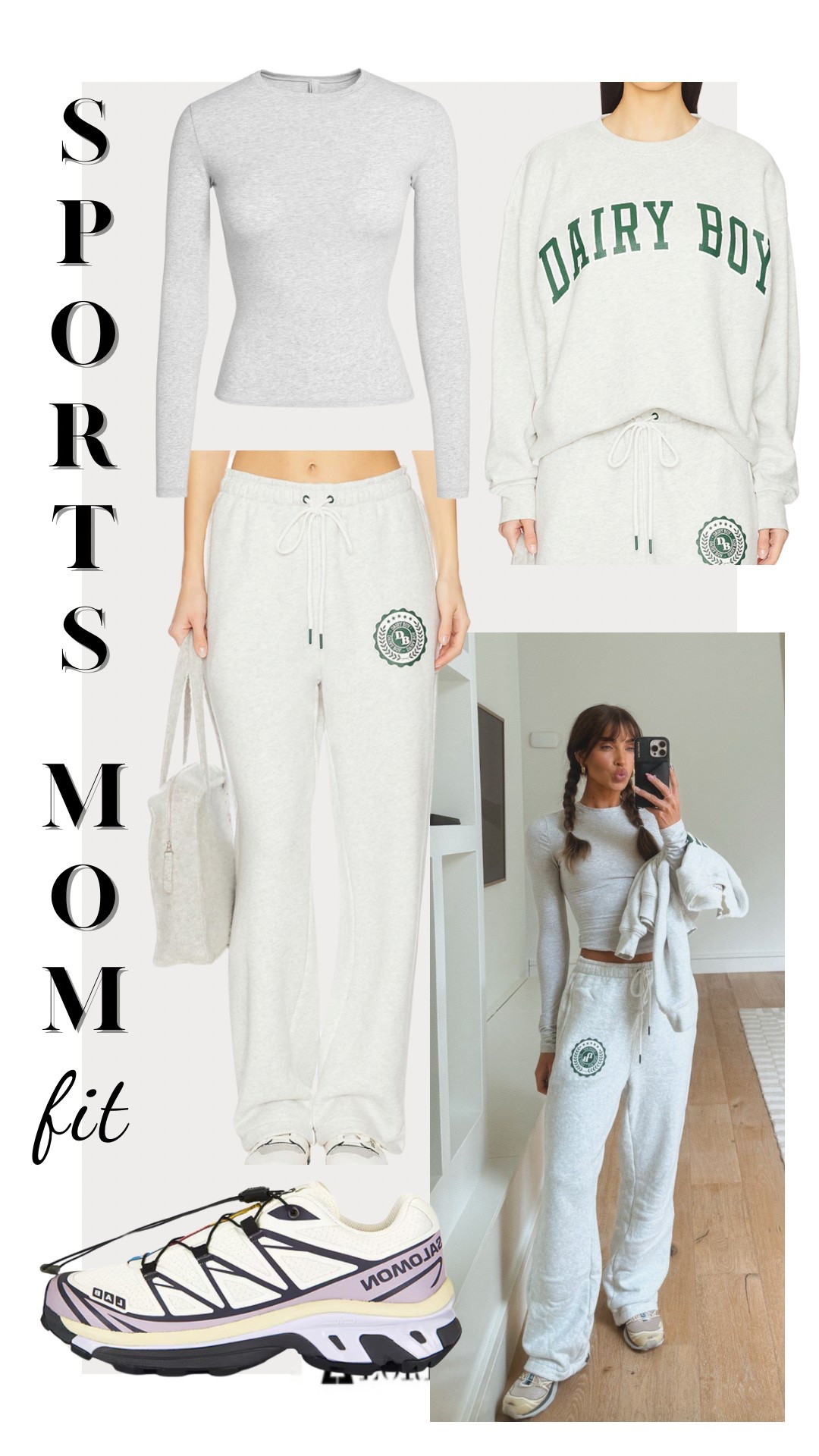 Baseball mom fit 

Sweatshirt small
Sweats small
Shirt xs

#LTKStyleTip