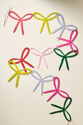 Metal Bow Garland | Anthropologie (US)