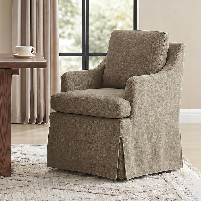 Usaint Upholstered Dining Chairs, Dining Room Chairs with Casters | Amazon (US)
