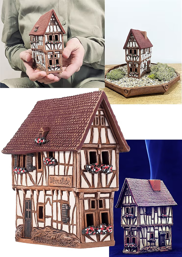 Ceramic Houses Collection - Handmade Miniature of Historic Winery in Bernkastel-Kues, Germany - C... | Amazon (US)