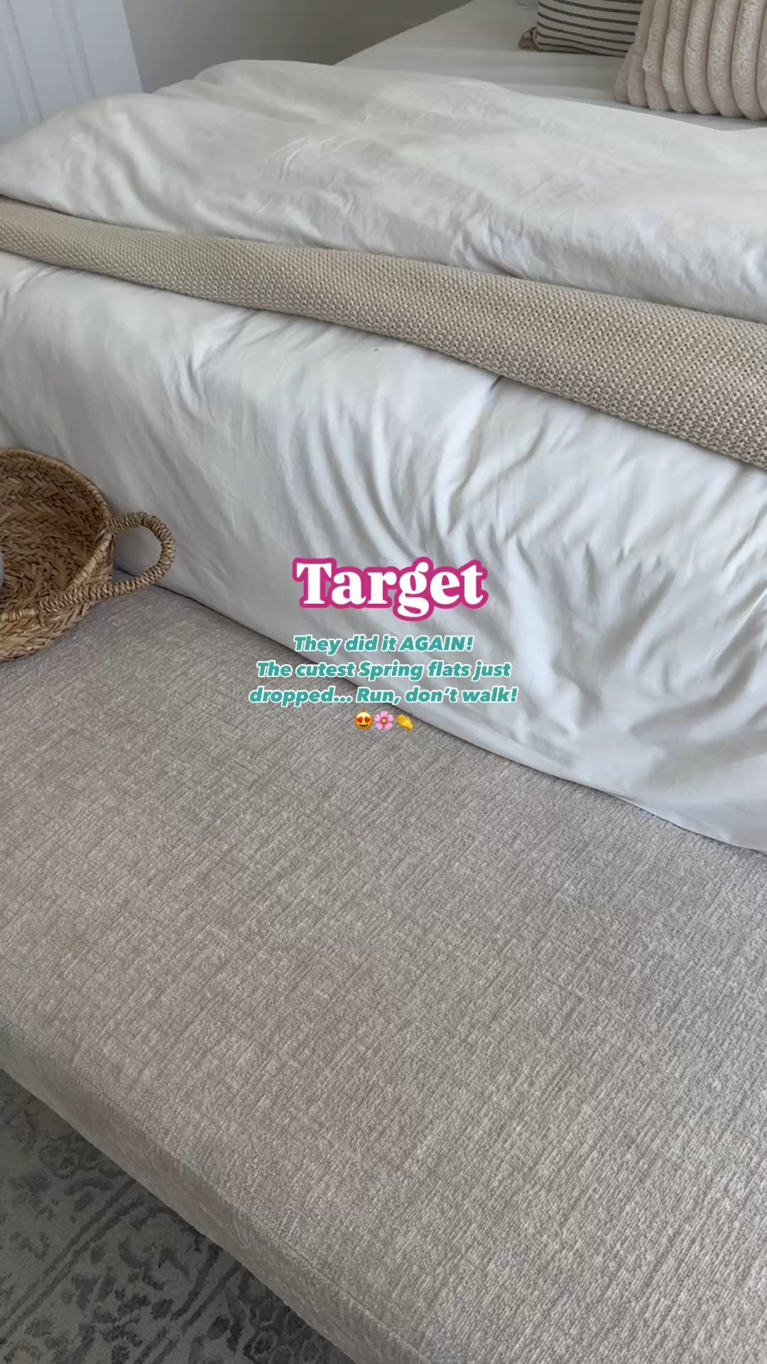 Cutest Spring flats 🤍🌸🌺🌼