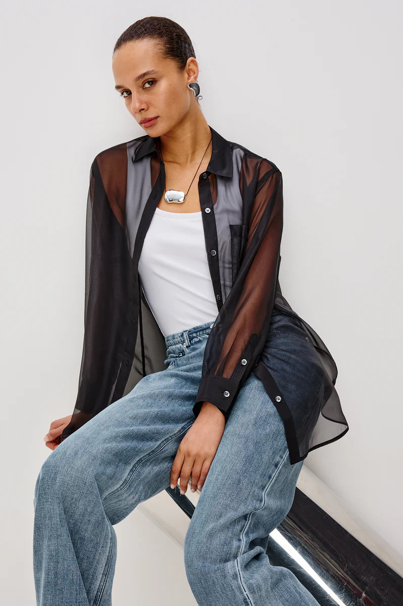 SOFIYA SHIRT - BLACK | Rails