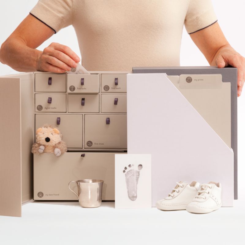 The Deluxe Edition Baby Keepsake Box | Crate and Barrel | Crate & Barrel