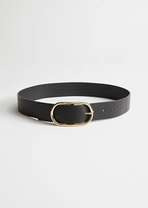 Ledergürtel mit ovaler Schnalle | & Other Stories (DE + FR)
