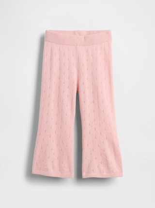 Baby & Toddler CashSoft Pointelle Flare Pants | Gap (US)