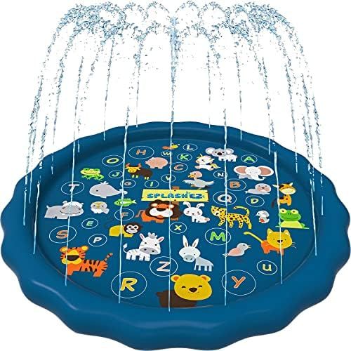 SplashEZ 3-in-1 Splash Pad, Sprinkler for Kids and Wading Pool for Learning – Children’s Spri... | Amazon (US)