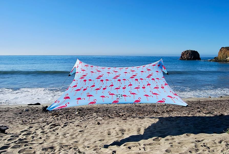 Neso Tents Gigante Beach Tent, 8ft Tall, 11 x 11ft, Biggest Portable Beach Shade, UPF 50+ Sun Pr... | Amazon (US)