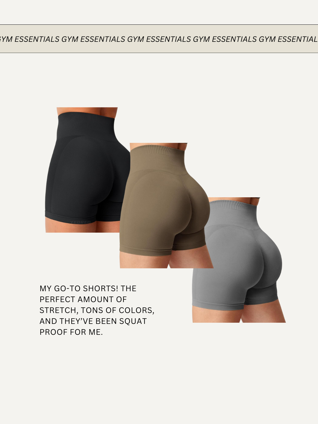 My all-time favorite workout shorts for the gym or even running errands. Come in tons of colors and squat proof. 

 #LTKActive #LTKStyleTip